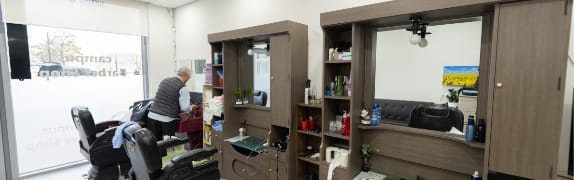 Barber shop at Student Town